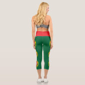 Leggings Capri Drapeau du Portugal (Verso)