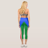 Leggings Capri Drapeau du Soudan du Sud (Verso)