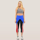Leggings Capri Drapeau du Soudan du Sud (Recto)
