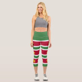 Leggings Capri Drapeau du Suriname (Recto)