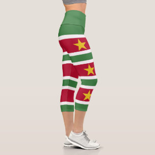 Leggings Capri Drapeau du Suriname