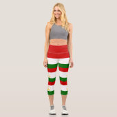 Leggings Capri Drapeau du Tadjikistan (Recto)