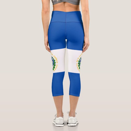 Leggings Capri Drapeau El Salvador (Verso)