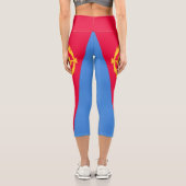 Leggings Capri Drapeau Érythrée (Verso)