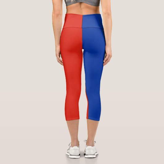 Leggings Capri drapeau français (Verso)