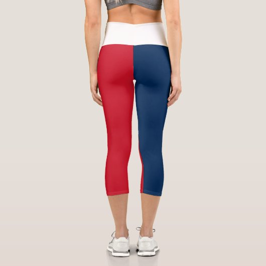 Leggings Capri Drapeau français (Verso)