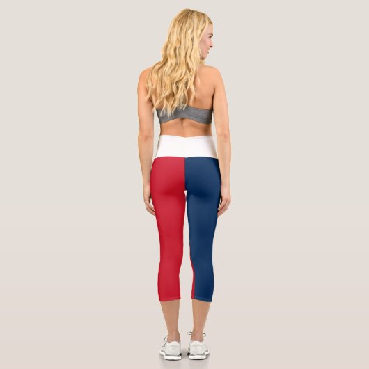Leggings Capri Drapeau français (Verso)