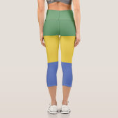 Leggings Capri Drapeau Gabon (Verso)
