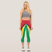 Leggings Capri Drapeau Guyana (Recto)
