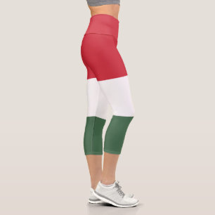 Leggings Capri Drapeau Hongrie