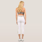 Leggings Capri drapeau hongrois à rayures (Verso)