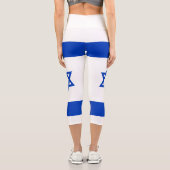 Leggings Capri Drapeau Israël (Verso)