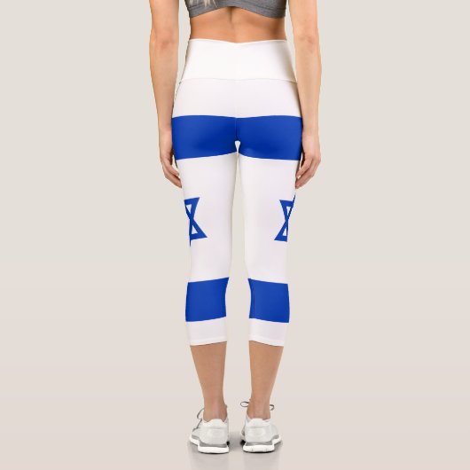 Leggings Capri Drapeau Israël (Verso)