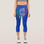 Leggings Capri Drapeau italien (Recto)