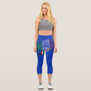 Leggings Capri Drapeau italien