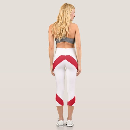 Leggings Capri Drapeau Jersey (Verso)