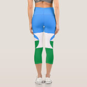 Leggings Capri Drapeau Kabardino Balkaria (Verso)