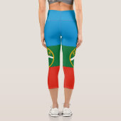 Leggings Capri Drapeau Karachay Cherkessia (Verso)