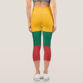 Leggings Capri Drapeau Lituanie (Verso)