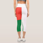 Leggings Capri Drapeau Madagascar (Verso)