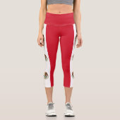 Leggings Capri Drapeau Mexicain (Recto)