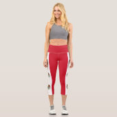Leggings Capri Drapeau Mexicain (Recto)