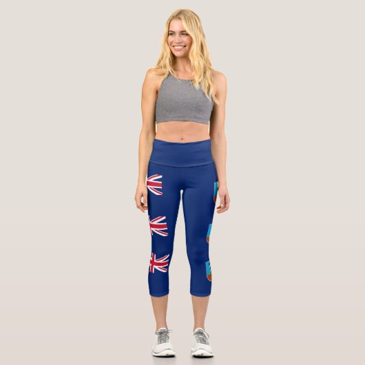 Leggings Capri Drapeau Montserrat (Recto)