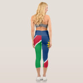 Leggings Capri Drapeau Namibie (Verso)