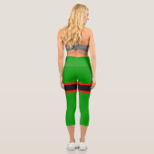 Leggings Capri Drapeau national de Carélie (Verso)