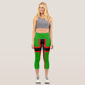 Leggings Capri Drapeau national de Carélie (Recto)