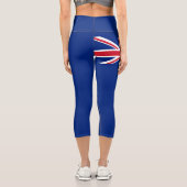 Leggings Capri Drapeau néo-zélandais (Verso)