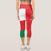 Leggings Capri Drapeau Oman (Verso)