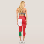 Leggings Capri Drapeau Oman (Verso)