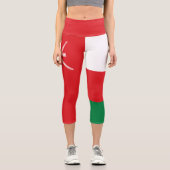 Leggings Capri Drapeau Oman (Recto)