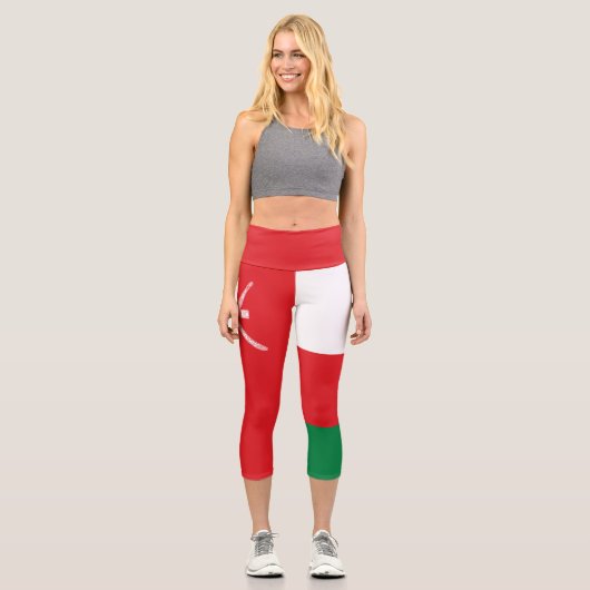 Leggings Capri Drapeau Oman (Recto)