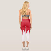 Leggings Capri Drapeau patriotique de Bahreïn (Verso)
