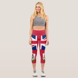 Leggings Capri Drapeau patriotique des Bermudes
