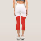 Leggings Capri Drapeau polonais (Verso)
