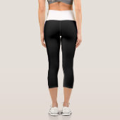 Leggings Capri Drapeau rayé tchèque (Verso)