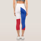 Leggings Capri Drapeau République tchèque (Verso)