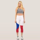 Leggings Capri Drapeau République tchèque (Recto)