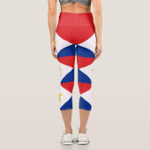 Leggings Capri Drapeau Saba (Verso)
