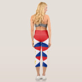 Leggings Capri Drapeau Saba (Verso)
