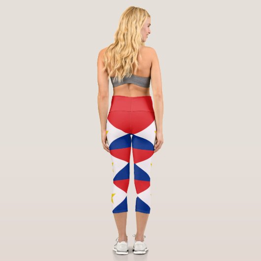 Leggings Capri Drapeau Saba (Verso)