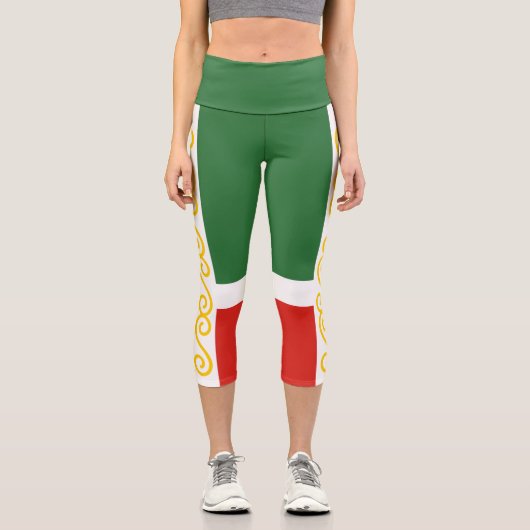 Leggings Capri Drapeau tchétchène (Recto)