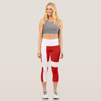 Leggings Capri Drapeau total du Danemark