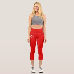 Leggings Capri Drapeau turc