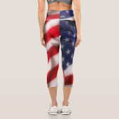 Leggings Capri Drapeau USA (Verso)