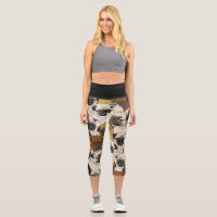 Drôle mignon Carlins Grumpy Chiens Yoga Femme Cour