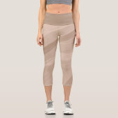 Leggings Capri Dune de sable (Recto)
